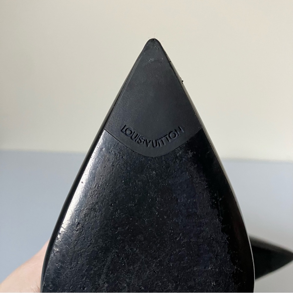 Louis Vuitton Black Callback Kitten Heel Ankle Boot size 37 - Picture 14 of 16